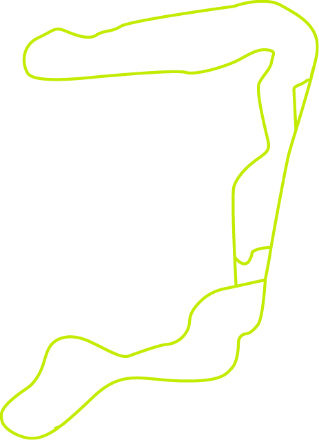Track layout diagram of the Blister Berg Circuit, Germany