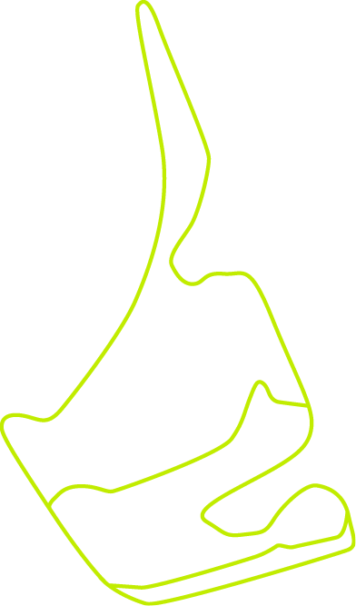 Track layout diagram of the Hockenheimring Circuit, Germany