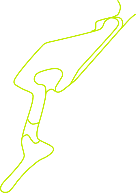 Track layout diagram of the Nürburgring GP Circuit, Germany