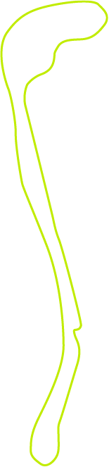 Track layout diagram of the the Salzburgring Circuit, Austria